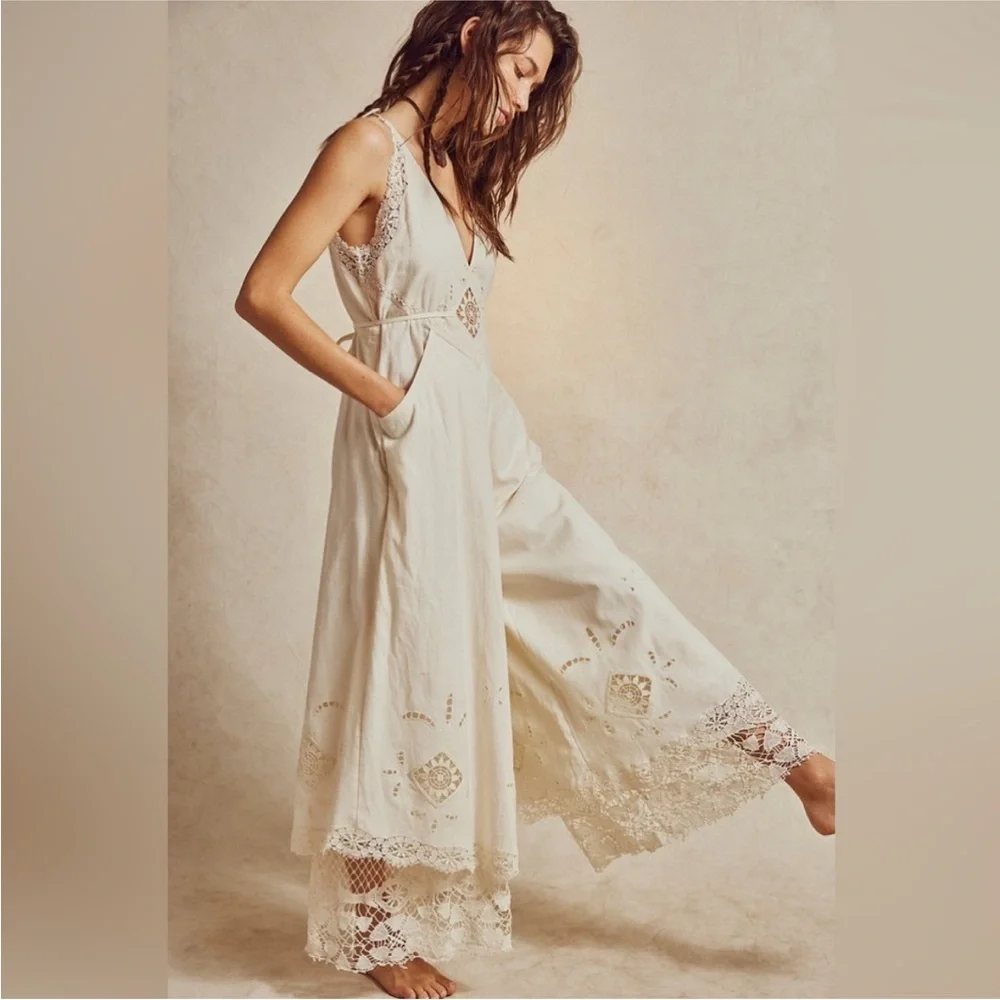 Free People Always Yours Jumpsuit - Picture 1 of 9
